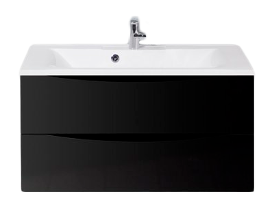 

Тумба с раковиной BelBagno Marino 90 NL BB900/450-LV-MR-PR, Черный, MARINO-900-2C-SO-NL-P+BB900/450-LV-MR-PR
