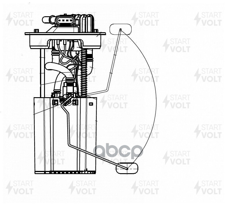 Модуль Топливного Насоса Startvolt Sfm 2717 STARTVOLT арт. SFM 2717