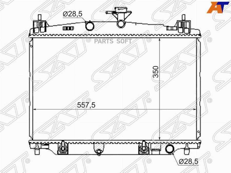 

SAT Радиатор MAZDA 2/DEMIO DE# 07-