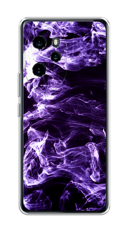 

Чехол на Honor 100 Pro "Фиолетовый дым", Фиолетовый;белый;черный, 6122850-1