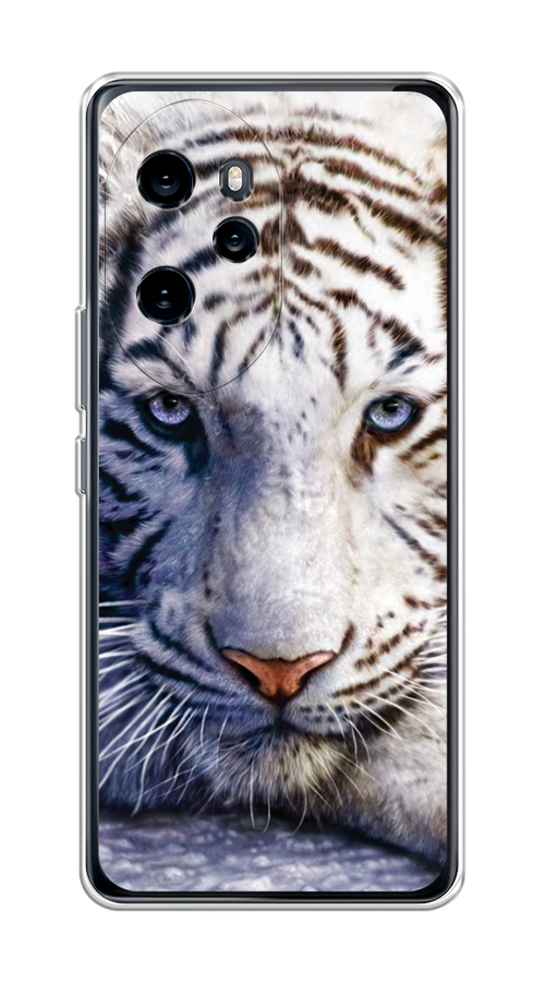 

Чехол на Honor 100 Pro "Бенгальский тигр", Коричневый;белый, 6122850-1