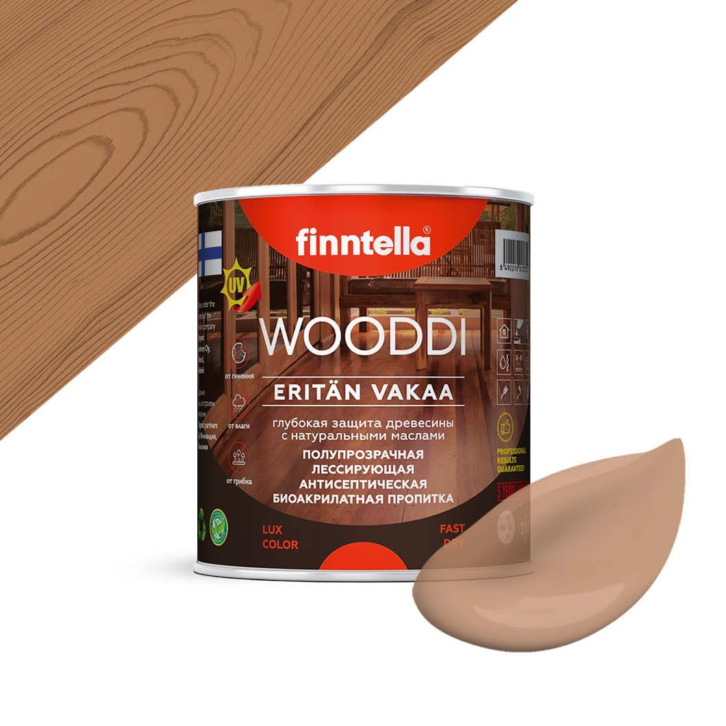 

Пропитка по дереву WOODDI, цвет PAJU , 0,9л, Розовый, WOODDI колерованная