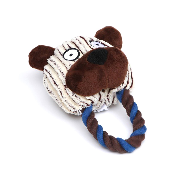 

Игрушка Пижон текстильная Мишка на кольце, 15 х 12 см