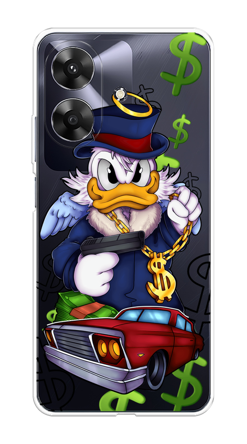 

Чехол на Realme Note 60 "Scrooge McDuck with a Gold Chain", Красный;синий;белый, 2518550-1