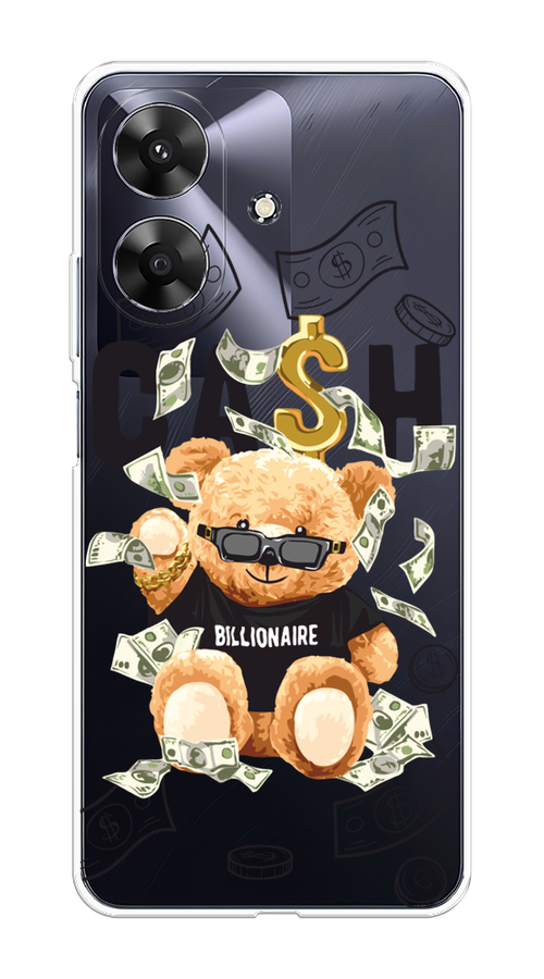 

Чехол на Realme Note 60 "Big cash", Черный;серый;бежевый, 2518550-1