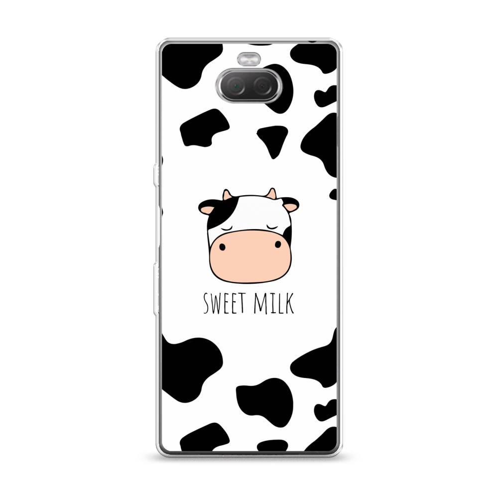 

Чехол на Sony Xperia 10 "Sweet milk", Розовый;белый;черный, 54050-1