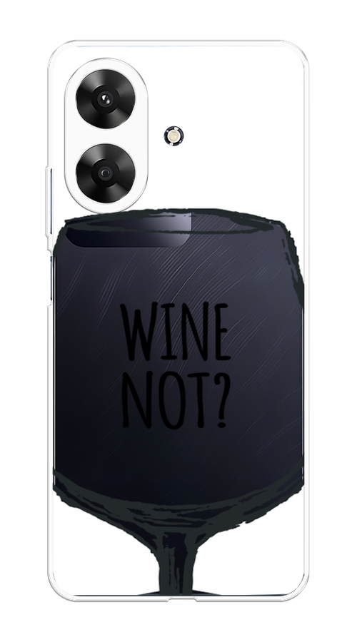 

Чехол на Realme Note 60 "Wine not white", Белый, 2518550-1