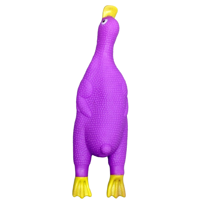 

Игрушка Пижон пищащая Летящая утка для собак, 24 x 7 см, фиолетовая