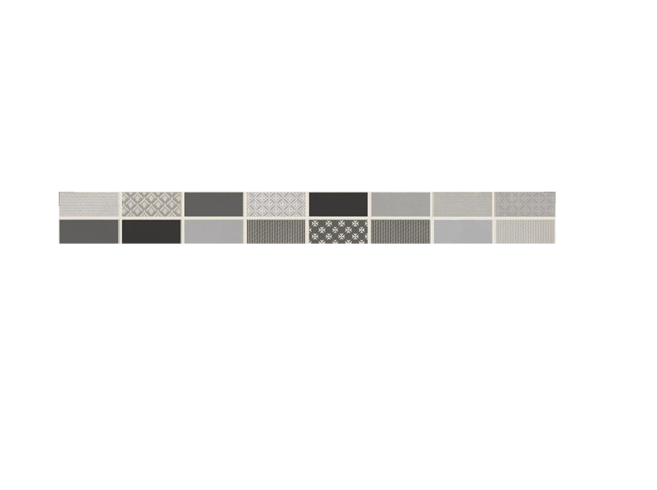 

Fiori Grigio Бордюр металлизированный 1506-0101 6,5х60