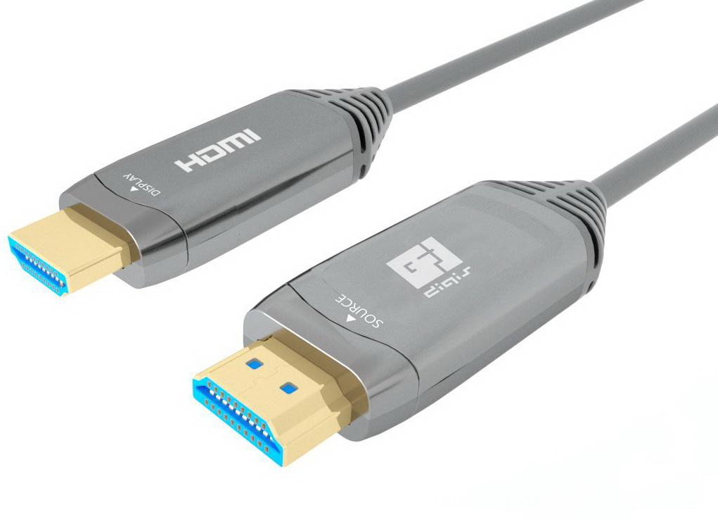 

Оптический HDMI кабель Digis DSM-CH15-AOC, Серый, DSM-CH15-AOC