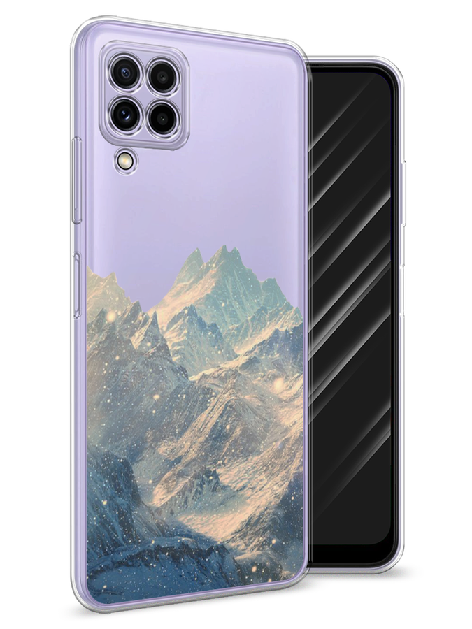 

Чехол Awog на Samsung Galaxy M22 / Самсунг M22 "Горы арт 2", Серый, 2103450-10