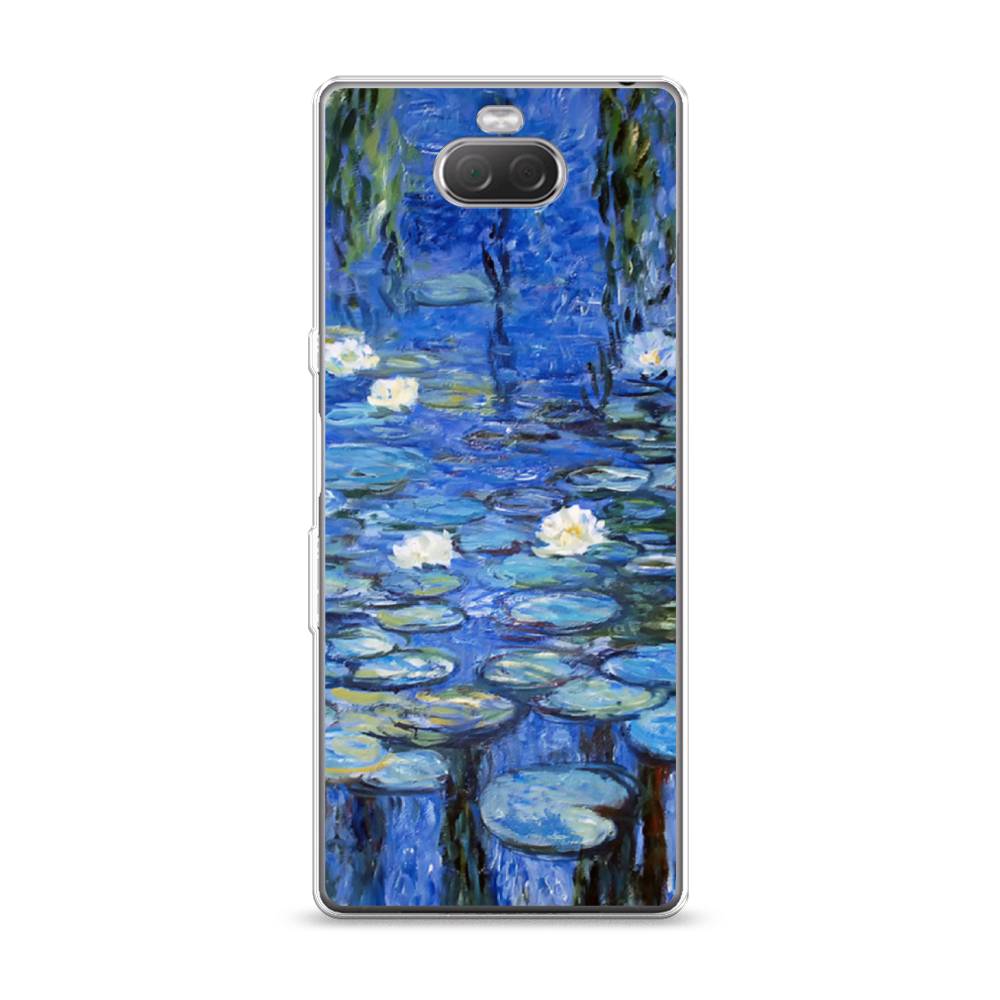 

Чехол на Sony Xperia 10 "Нарисованный пруд", Синий;зеленый, 54050-4