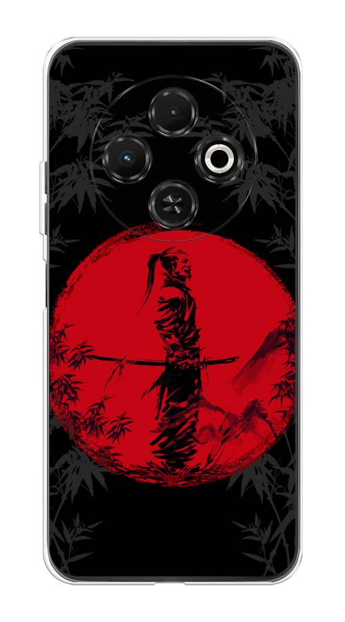 

Чехол на Tecno Spark 30C "Самурай на красном фоне", Черный;красный;серый, 309250-1