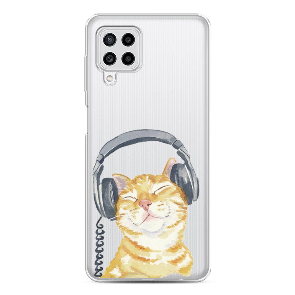 

Чехол Awog "Кот меломан" для Samsung Galaxy M22