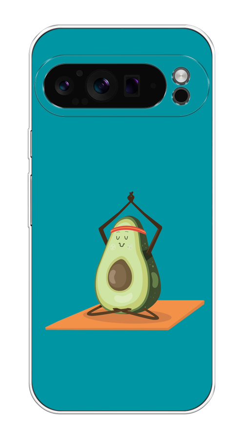 

Чехол на Google Pixel 9 Pro "Расслабься с авокадо", Бирюзовый, 272050-1