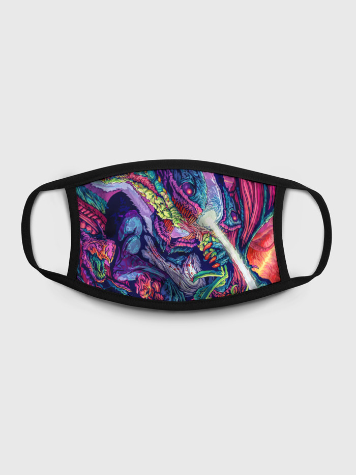 

Многоразовая маска унисекс Burnettie Hyper Beast, Разноцветный, Hyper Beast