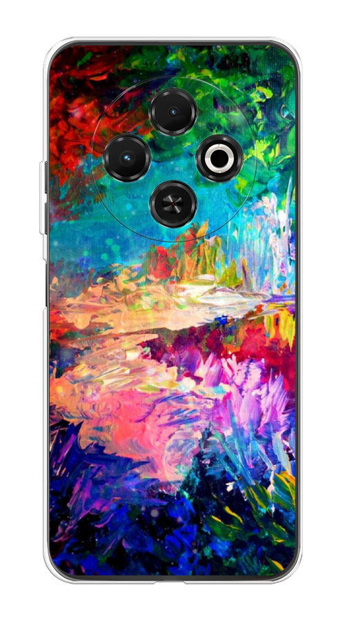 

Чехол на Tecno Spark 30C "Лес-гуашь", Синий;розовый;зеленый, 309250-1