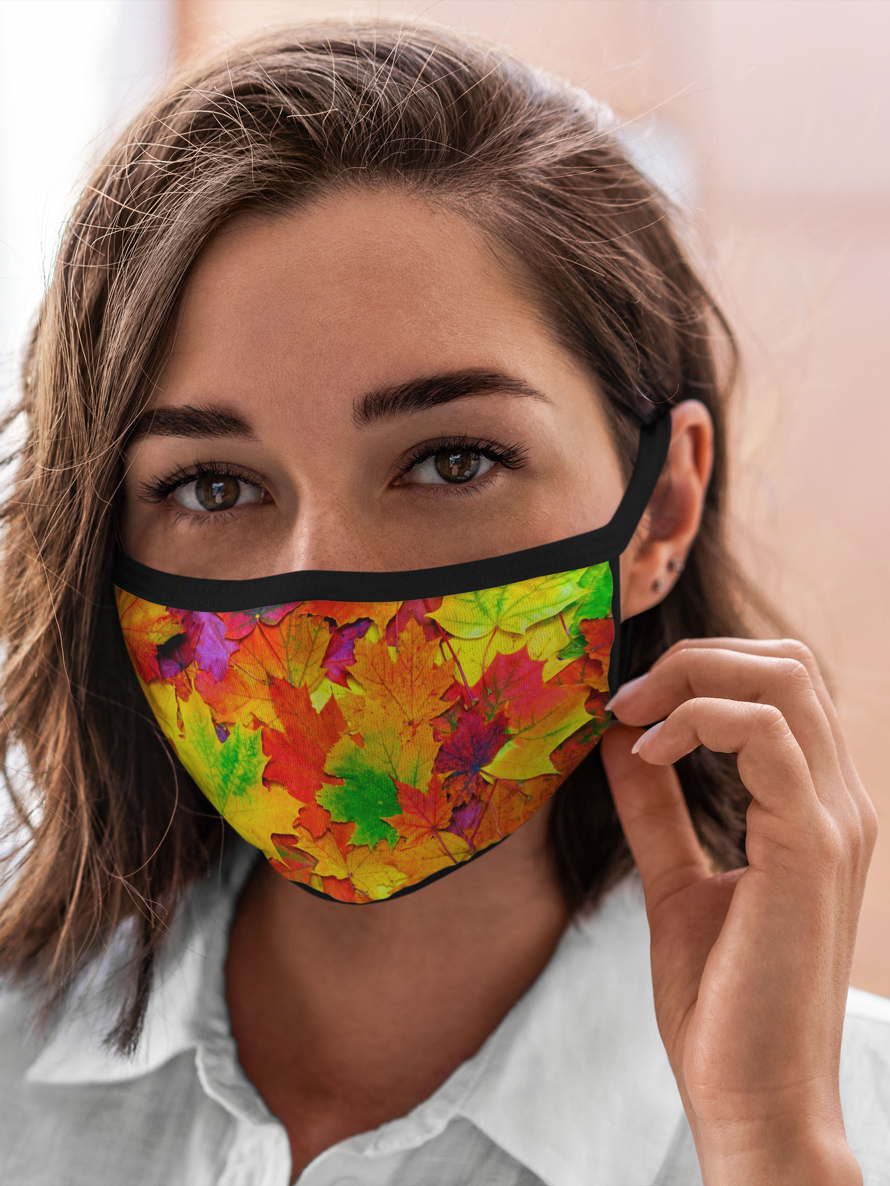 

Многоразовая маска унисекс Burnettie Листья Осенние, Разноцветный, Листья Осенние