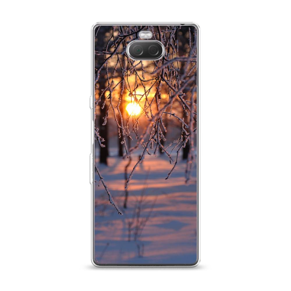 

Чехол на Sony Xperia 10 "Зима 7", Оранжевый;розовый;черный, 54050-2