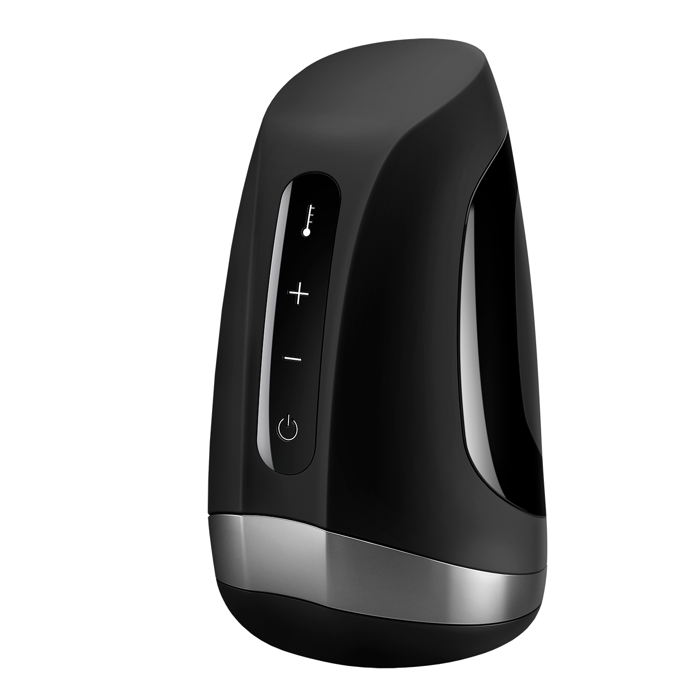 Вибромастурбатор для головки с нагревом Satisfyer Men Heat Vibration, черный