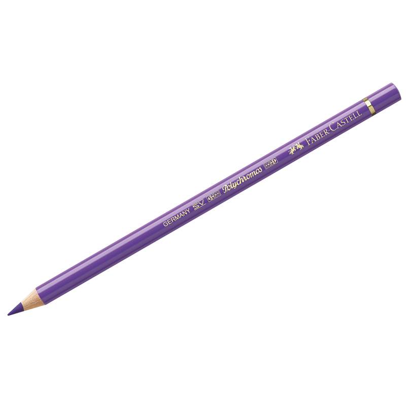 

Карандаш художественный Faber-Castell "Polychromos", 138 фиолетовый (арт. 289820) - 6 шт.