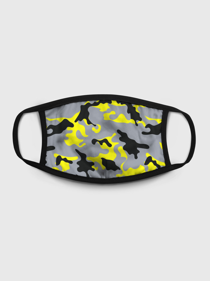 

Многоразовая маска унисекс Burnettie Yellow Camouflage, Разноцветный, Yellow Camouflage