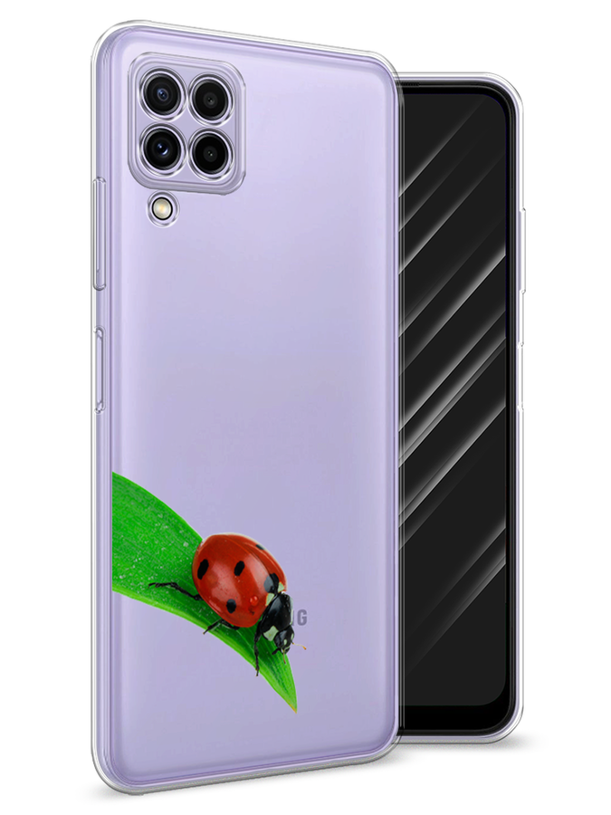 

Чехол Awog на Samsung Galaxy M22 / Самсунг M22 "На счастье", Белый;красный;зеленый, 2103450-1
