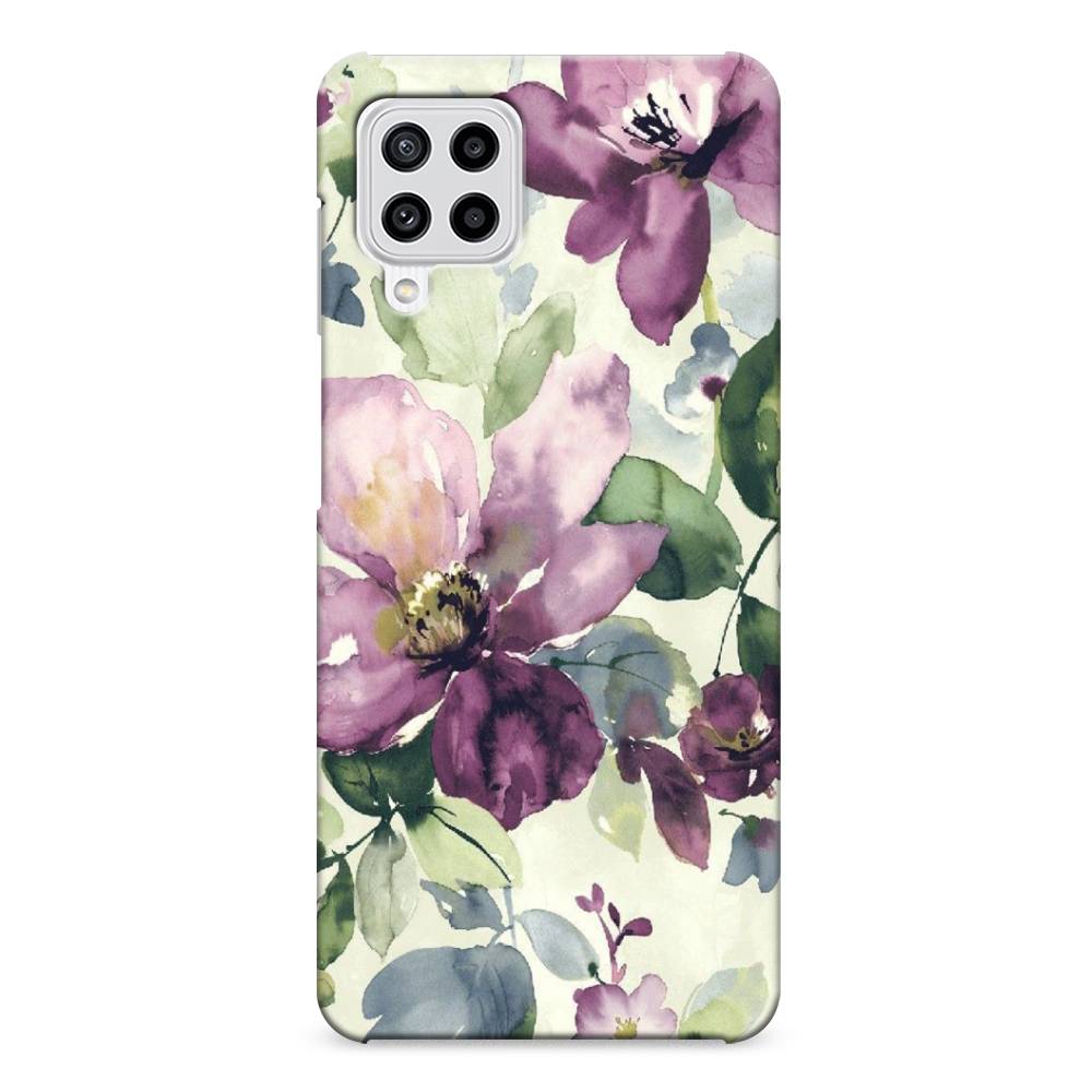 

Чехол Awog "Сиреневые цветы-акварель" для Samsung Galaxy M22