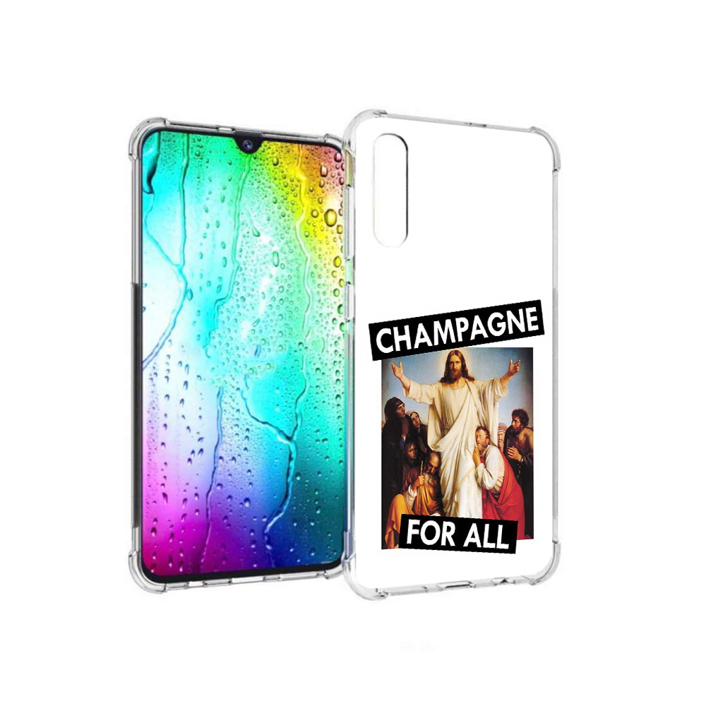 

Чехол MyPads Tocco для Samsung Galaxy A30s шампанское (PT226907.519.697), Прозрачный, Tocco