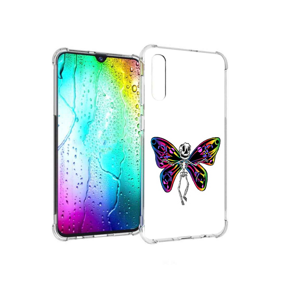 

Чехол MyPads Tocco для Samsung Galaxy A30s эффект бабочки (PT226907.519.701), Прозрачный, Tocco