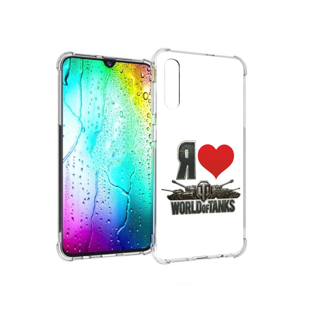 

Чехол MyPads Tocco для Samsung Galaxy A30s я люблю ворлд оф танк (PT226907.519.702), Прозрачный, Tocco
