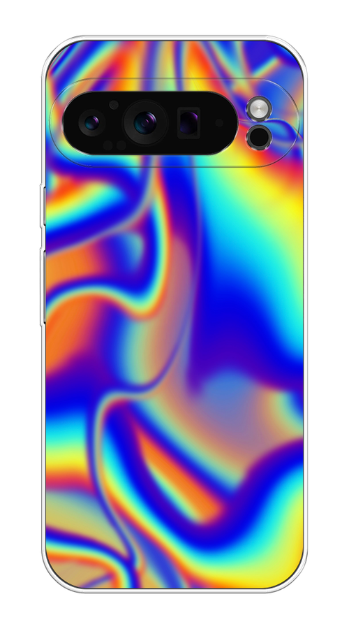 

Чехол на Google Pixel 9 Pro "Яркая голограмма", Разноцветный, 272050-1