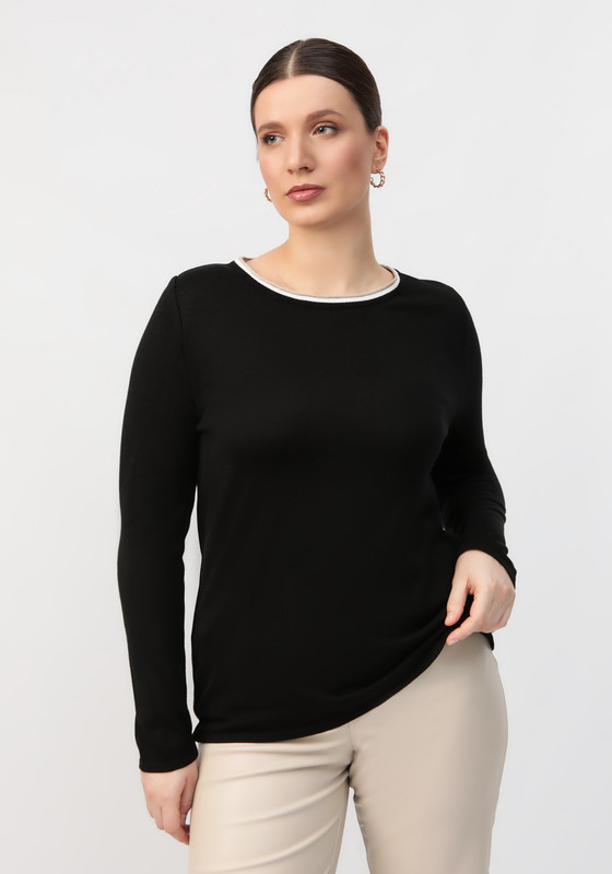 

Джемпер женский Vivawool 312184 черный 52 RU, 312184