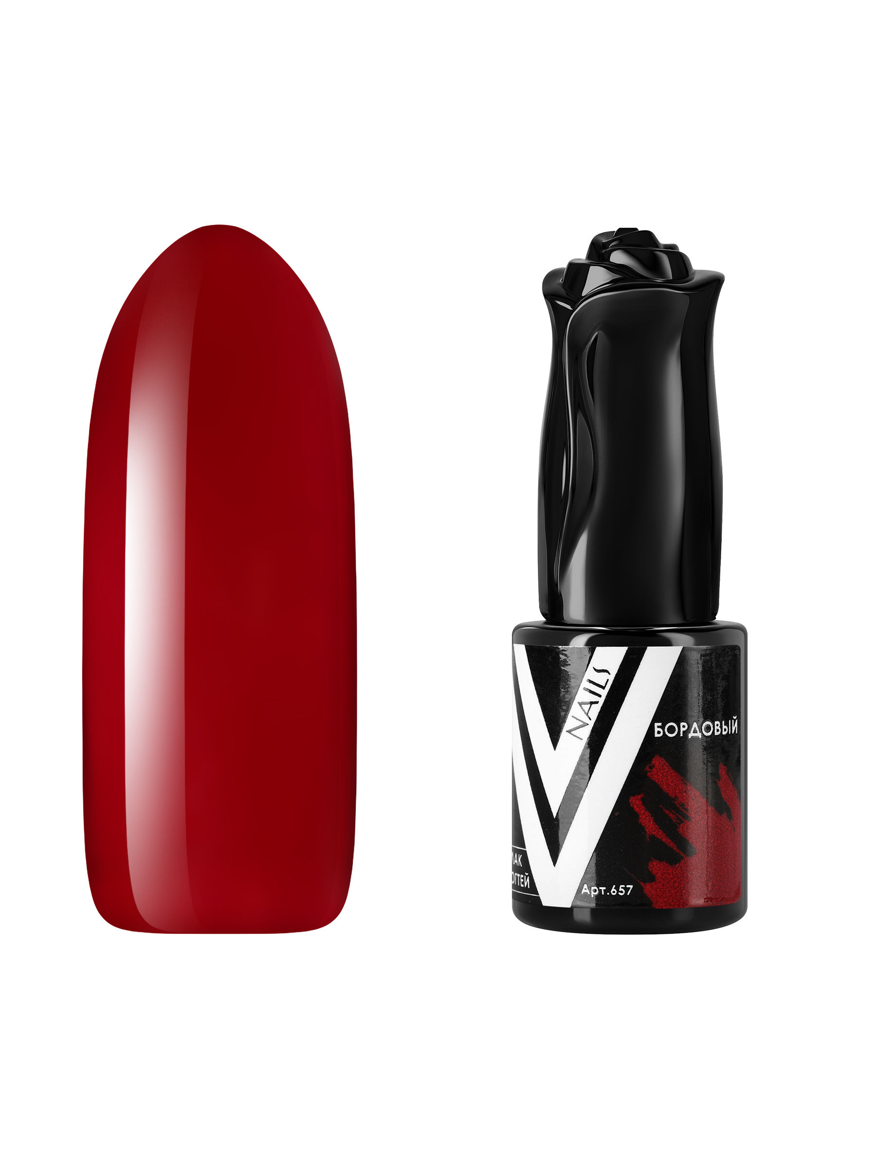 

Гель-лак витражный Vogue Nails для аквариумного дизайна, прозрачный, красный, 10 мл