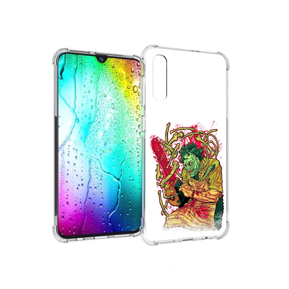 

Чехол MyPads Tocco для Samsung Galaxy A30s яркий мясник (PT226907.519.711), Прозрачный, Tocco