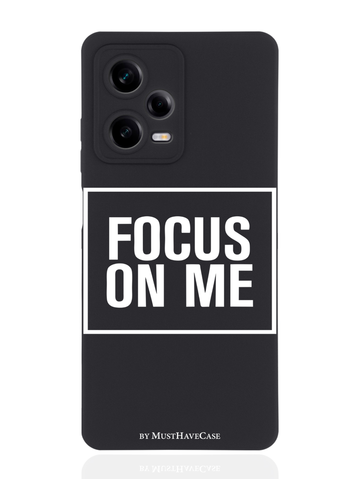 фото Чехол musthavecase для xiaomi redmi note 12 pro focus on me черный