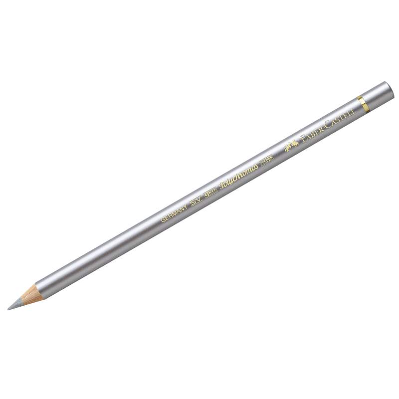 

Карандаш художественный Faber-Castell "Polychromos", 251 серебряный (арт. 289886) - 6 шт., Серебристый