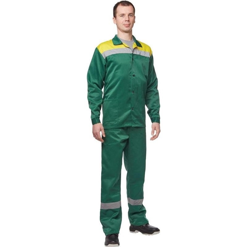 

Костюм рабочий NoBrand 523707-K зеленый 64-66, 170