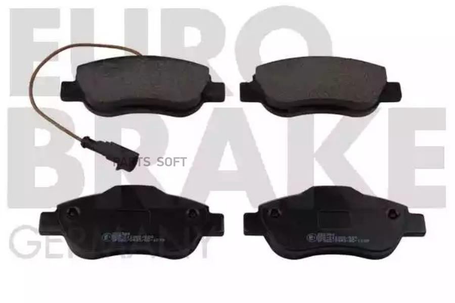 Тормозные колодки EUROBRAKE передние дисковые 5502222384