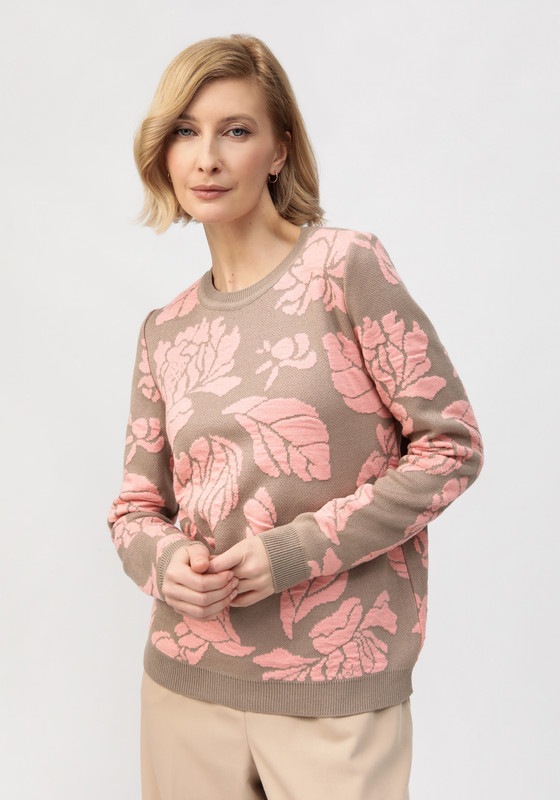 

Джемпер женский Vivawool 312185 бежевый 54 RU, 312185
