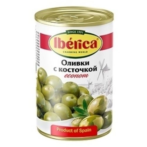 Оливки IberiСa мелкие с косточкой 280 г