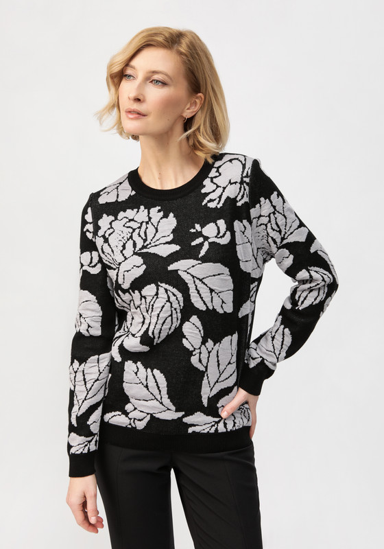 

Джемпер женский Vivawool 312185 черный 50 RU, 312185