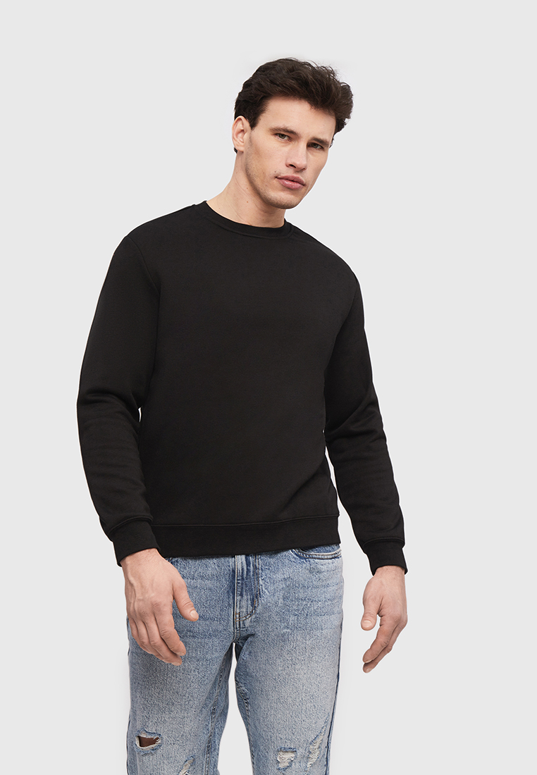 

Свитшот мужской Modis M221M00462 черный M, M221M00462