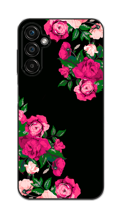 

Чехол на Samsung Galaxy A25 5G "Розы фуксия", Черный;розовый;зеленый, 2108550-1