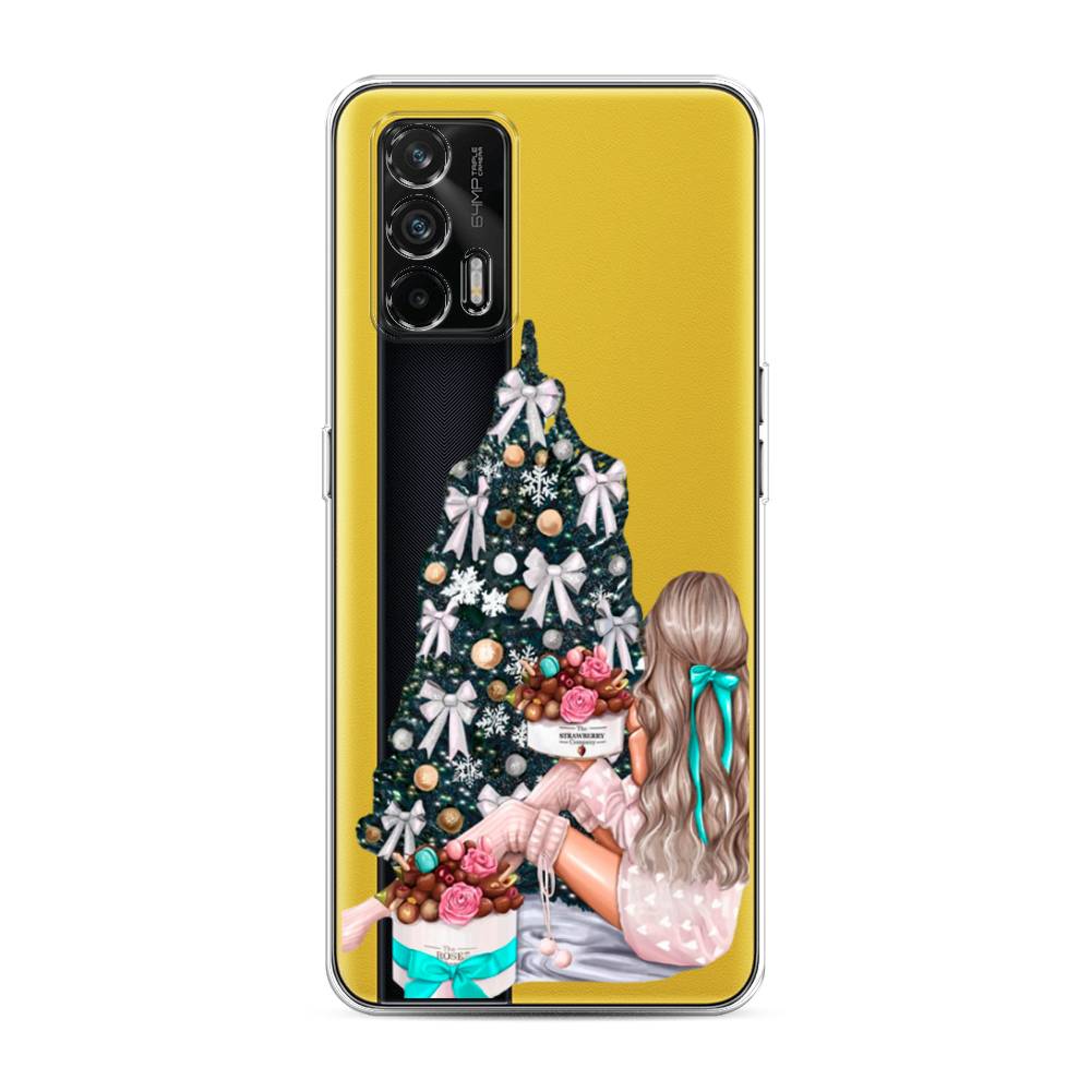 

Чехол на Oppo Realme GT "New Year", Зеленый;бежевый;голубой, 256350-5