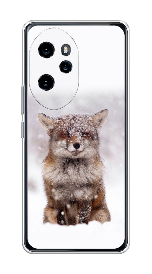 

Чехол на Honor 100 Pro "Зимняя лиса", Белый;серый;коричневый, 6122850-1