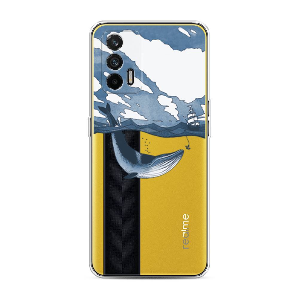

Чехол на Oppo Realme GT "Большой кит", Синий, 256350-1