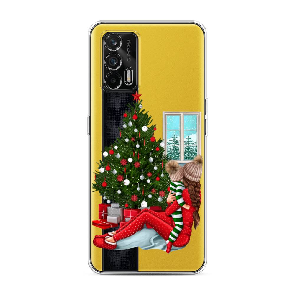 

Чехол на Oppo Realme GT "Новый год с мамой", Красный;зеленый;голубой, 256350-6