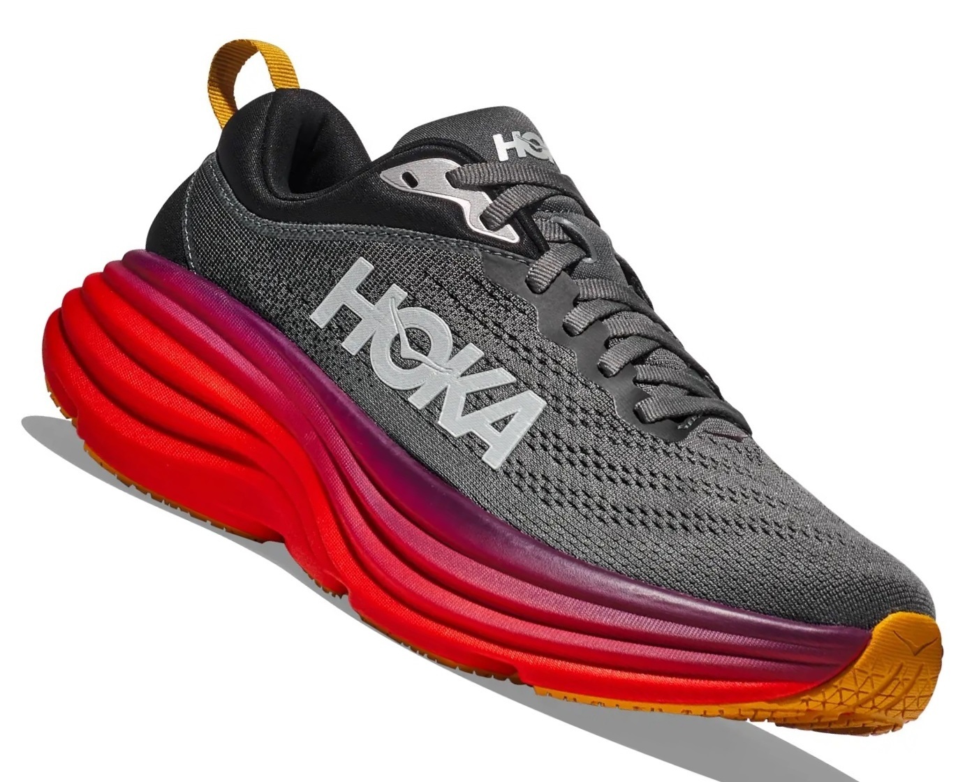 

Кроссовки мужские Hoka Bondi 8 черные 7.5 US, Черный, Bondi 8 WIDE