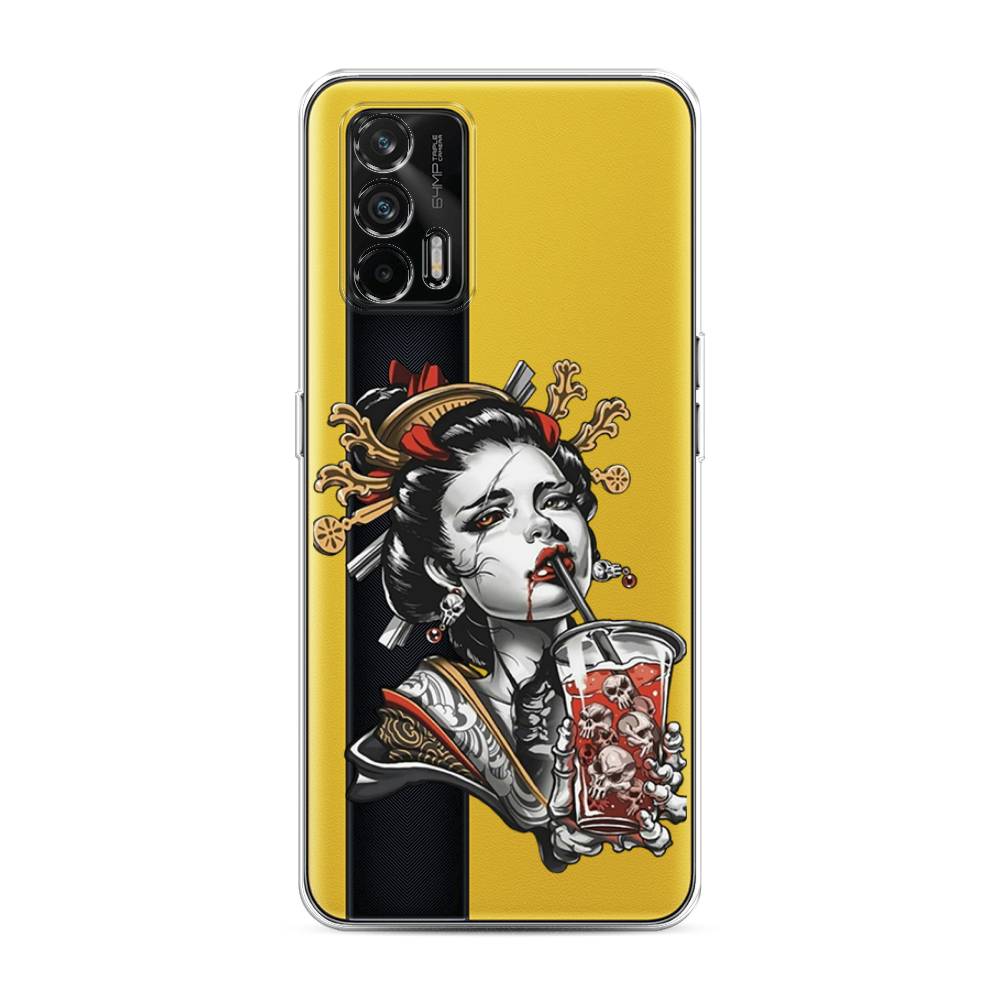 

Чехол на Oppo Realme GT "Опасная гейша", Красный;черный;серый, 256350-4